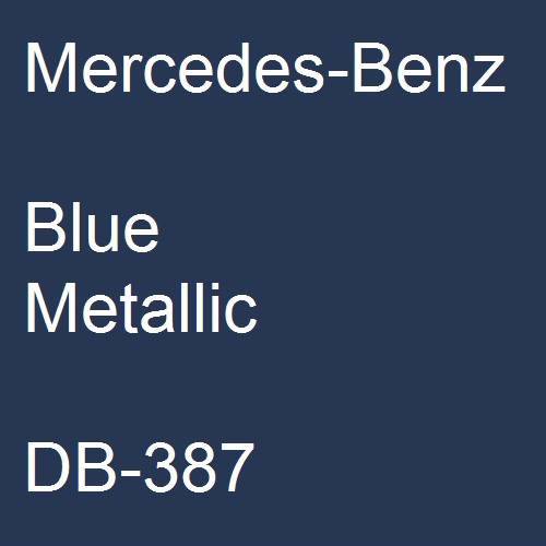 Mercedes-Benz, Blue Metallic, DB-387.